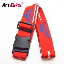 Wholesale Promotional Custom Made Polyester Luggage Strap with Detach Buckle